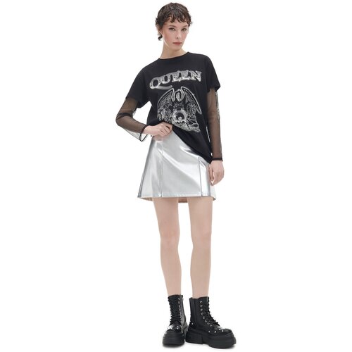 Cropp ženska mini suknja - Svijetlo siva 3149W-09M Slike