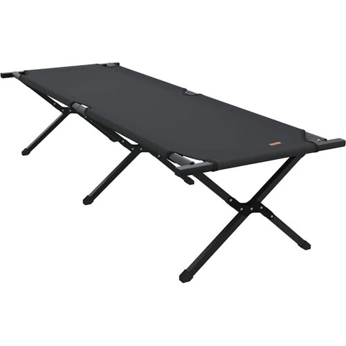  Sklopivi kamperski krevet 2 pcs Crna 193 x 69 x 45 cm Slike