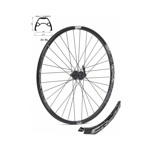 Crosser točak prednji 27.5 X6,sa shimano center lock glavom Cene