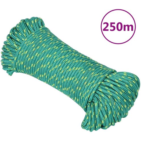 vidaXL Vrv za čoln zelena 4 mm 250 m polipropilen Cene