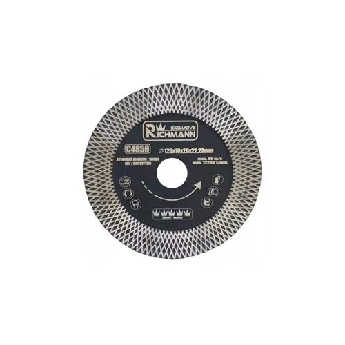  Disk rezno/brusni DIA za keramiku 125x20x1,3mm C4859 Slike