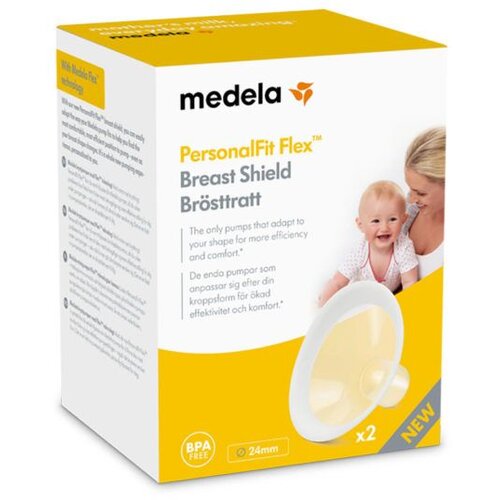 Medela Personalfit Flex štitnici, nastavci za izdajalice, 2 kom, vel. M (24 mm) Cene