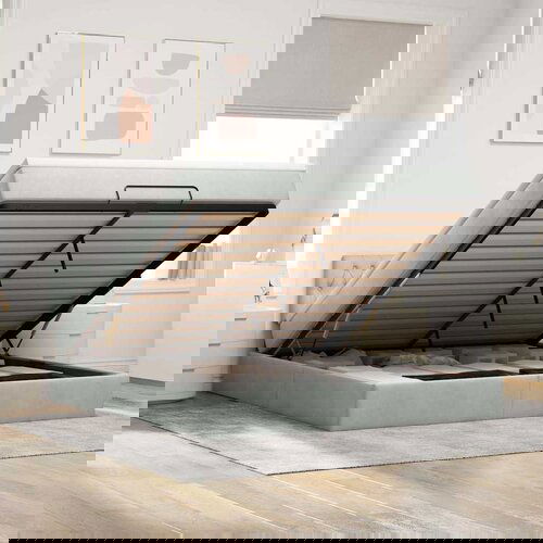 vidaXL Otomanski krevet s madracem i LED 160x200 cm baršunasti Cene