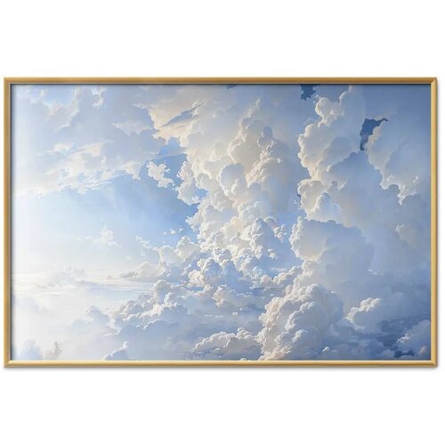  Plakat The Sun Revealing Cloud Secrets: Spectacular Sky Images 42x29.7 Zlatni okvir Slike