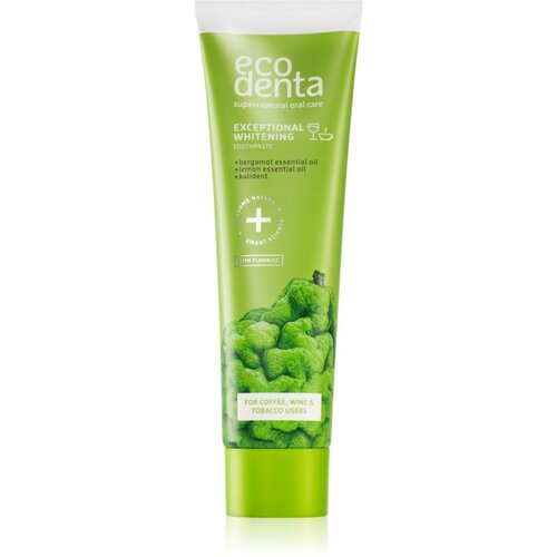 Ecodenta Toothpaste Whitening ANTI Coffee &amp;amp; Tobacco zobna pasta proti madežem pijač in tobaka 100 ml Slike