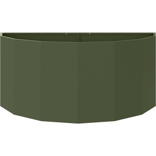  Sadilica Maslinasto zelena 120 x 60 x 50 cm Čelik Slike