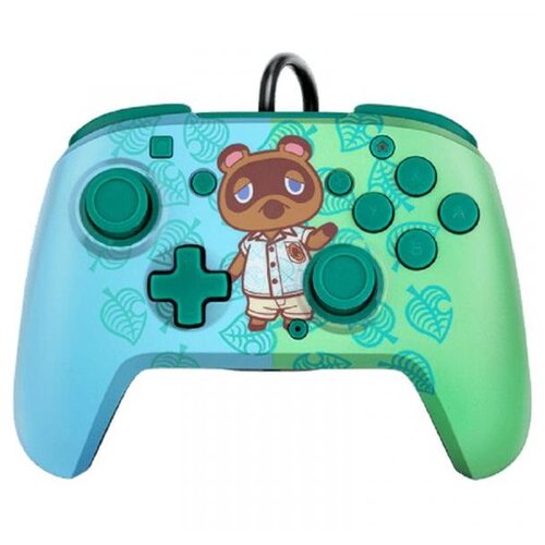 Pdp Faceoff Deluxe+ Audio Žični Kontroler: Animal Crossing Tom Nook Cene