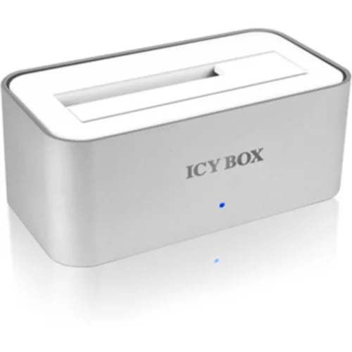 Icybox IB-111StU3-Wh Docking Station, 2.5 and 3.5 SATA, USB 3.0 IB-111STU3-WH