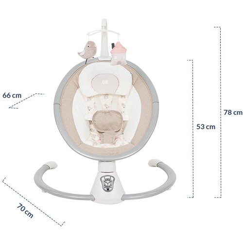 Kikka Boo twiddle električna baby njihalica akcija Slike
