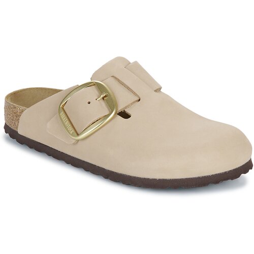 Birkenstock Boston Big Buckle LENB Sandcastle Bež Slike
