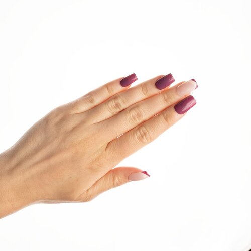 Nail HQ Square Umjetni nokti Pretty In Plum 24 kom Slike