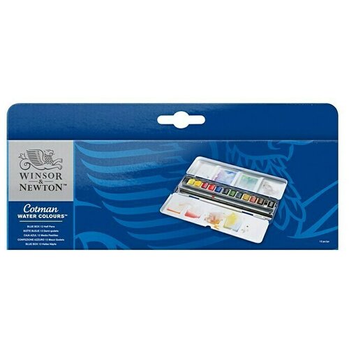 WINSOR &amp;amp; NEWTON Cotman Set akvarel boja Blue box (Lonac) Slike