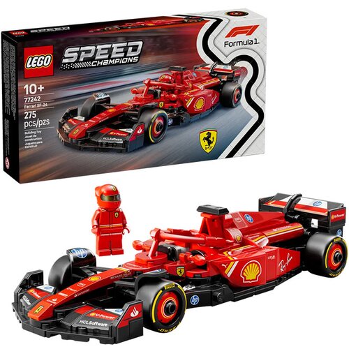 Lego Speed Champions: Dirkalni avtomobil Ferrari SF-24 F1 Cene