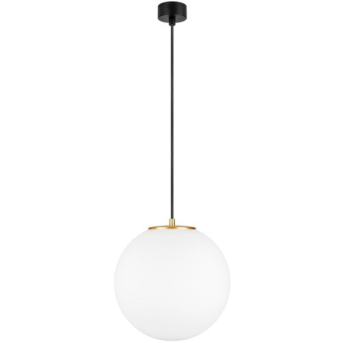 Sotto Luce Bijela viseća svjetiljka sa zlatnim grlom TSUKI L, ⌀ 30 cm Slike
