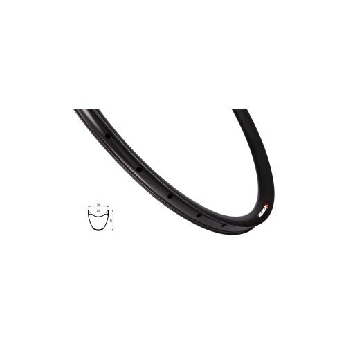Force felga rim remerx s-disk 622x25, 32 rupa crna ( 702174 ) Slike