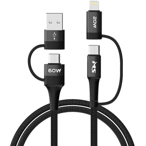 CC USB AM CM - USB CM Lighting 4-1 PD 1m crni MS Cijene