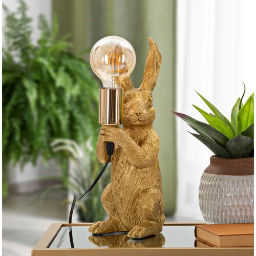 Mauro Ferretti Stolna lampa u zlatnoj boji (visina 35,5 cm) Rubbit &amp;ndash; Slike