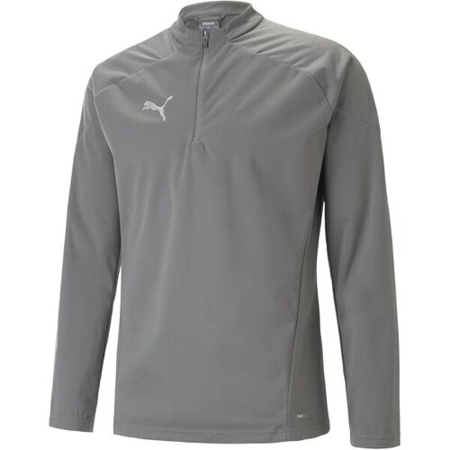 Puma TEAMCUP TRAINING RAIN TOP JACKET Mu&amp;scaron;ka nogometna jakna, siva, veličina Slike