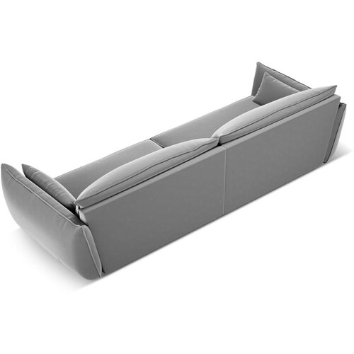 Mazzini Sofas Svijetlo siva bar&amp;scaron;unasta sofa 248 cm Vanda &amp;ndash; Slike