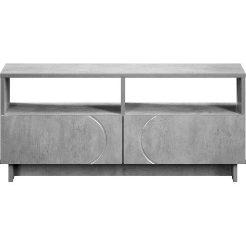  TV stalak 90 x 34.5 x 40 cm Betonska siva Konstruirano drvo Slike