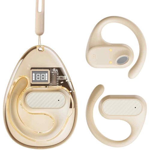 Venisymlis Slušalke Bluetooth 5.4 Open Ear, upravljanje šumov, mikrofon, šport, Android/iOS, (22102632) Cene