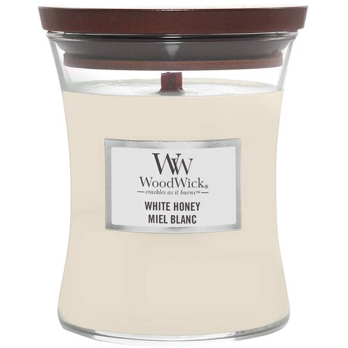 WoodWick SVEČA V KOZARCU CLASSIC MEDIUM WHITE HONEY Cene