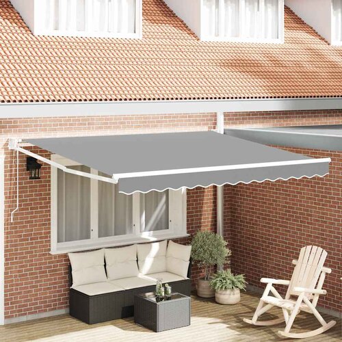 vidaXL Nadstrešnica Bijelo 3,5 x 2,5 m Metal Cijene