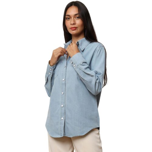 La Modeuse Srajce & Bluze 71808_P166130 Modra Cene