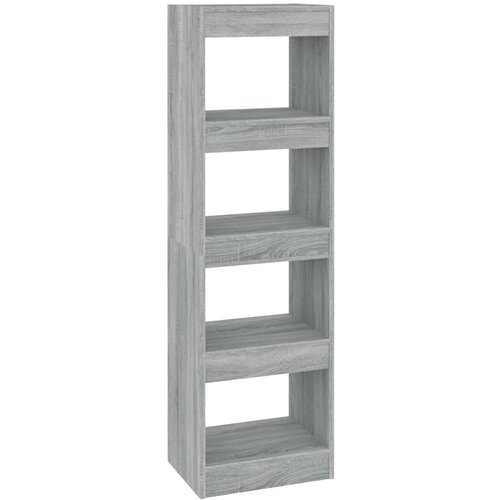 Maison Chic Knjižna omara - Knjižni regal siva sonoma 40x30x135 cm, (21723076) Slike