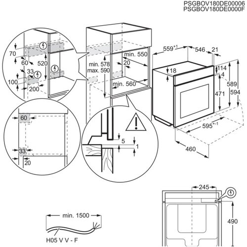 Electrolux pećnica EOE7P31XID: EK000365243 Slike
