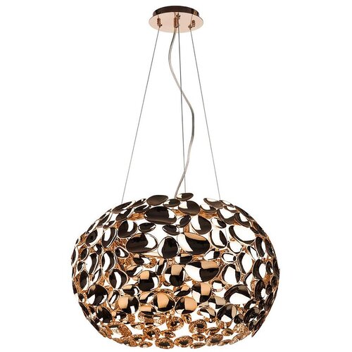 Open Design OR80186 - Luster na sajli CARERA 6xG9/7W/230V, prečnik 55 cm, boja ružičastog zlata Cene