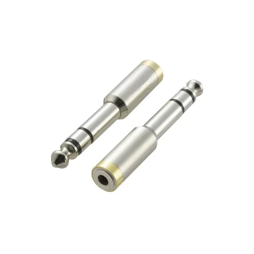 SpeaKa Professional Jack audio adapter KKA-635 [1x jack utikač 6.35 mm - 1x jack utičnica 3.5 mm] srebrna