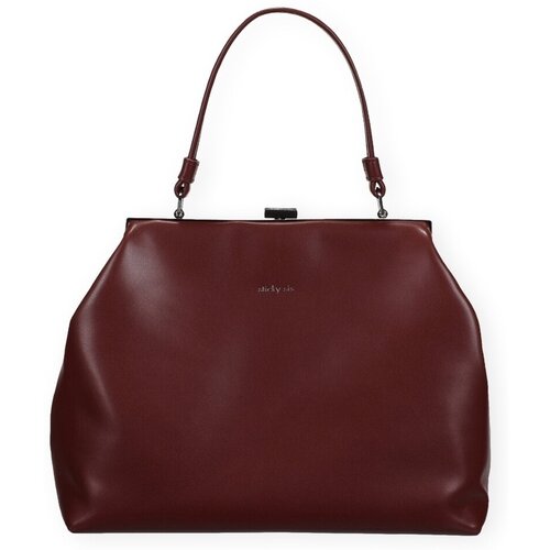 The Sticky Sis Club Ročne torbice Clasp Bag - Fig Črna Slike