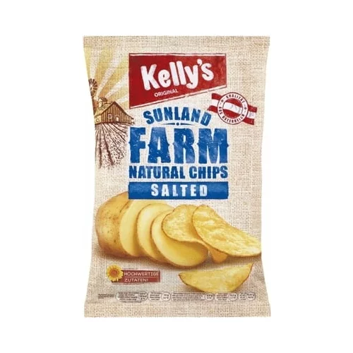 Kelly's sunland farm čips naravno soljen
