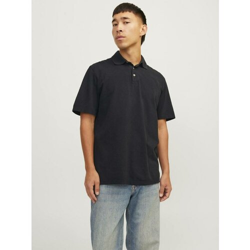 Jack & Jones Muška polo majica 12257315, Crna Cene