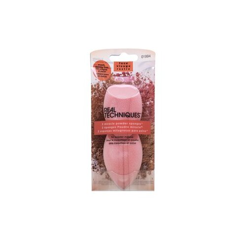 Real Techniques Miracle Complexion Powder Sponge 2 pcs goba za prah Cene