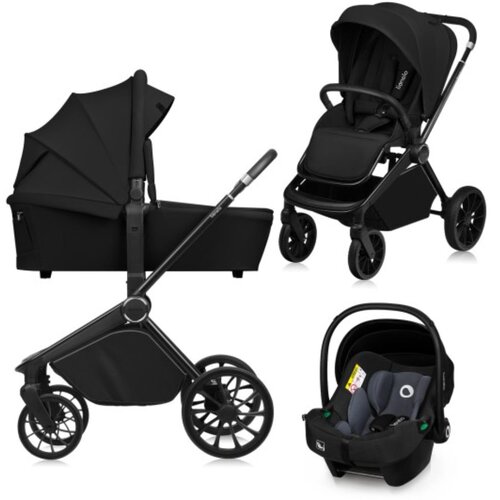 Lionelo otro&scaron;ki voziček 3v1 mika&trade; plus black onyx Cene