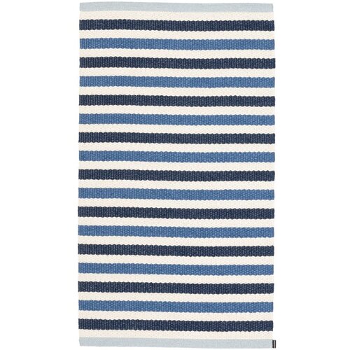 Pappelina modra/kremno bela notranja in zunanja preproga 70x120 cm teo denim &amp;ndash; Slike