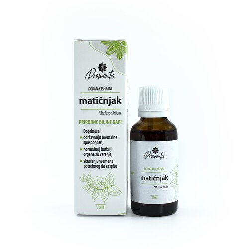 Promontis Biljne kapi MATIČNJAKA 30ml Slike