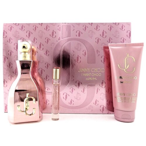 Jimmy_Choo Ženski parfemski set I Want Choo With Love EDP, 100ml+Losion za telo, 100ml+Mini parfem, 7.5ml Cene