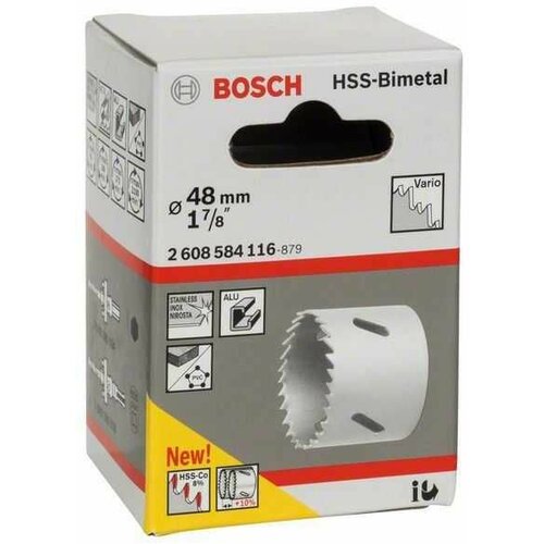 Bosch testera za otvore hss-bimetal za standardne adaptere 2608584116/ 48 mm/ 1 7/8" Slike