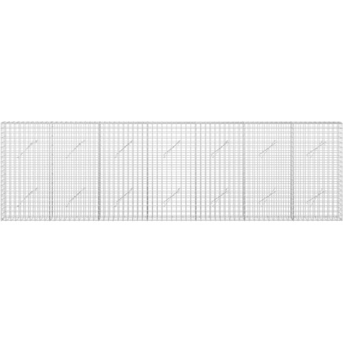  Gabion s 5 mm žicom i mrežom 5x5 cm 350x10x100 cm Slike