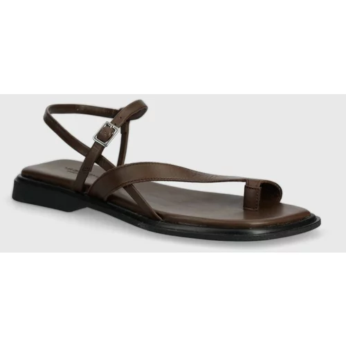 Vagabond Shoemakers Usnjeni sandali IZZY ženski, rjava barva, 5513-001-35