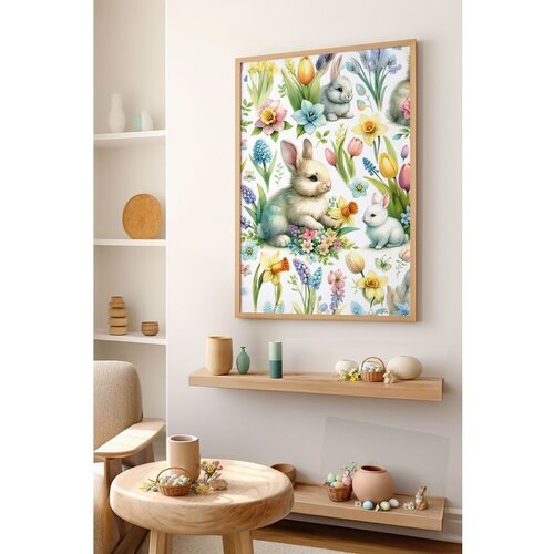 WALLXPERT Arteastermodel42-3348 Višenamenska Dekorativna Slika u Ram Cene
