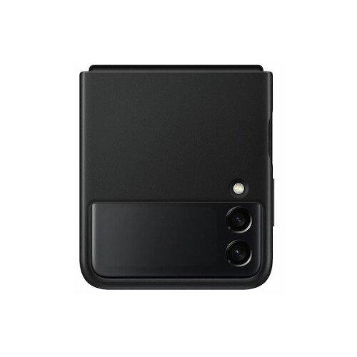 Samsung futrola za Z FLIP 3 kožna EF-VF711-LBE/ crna Slike