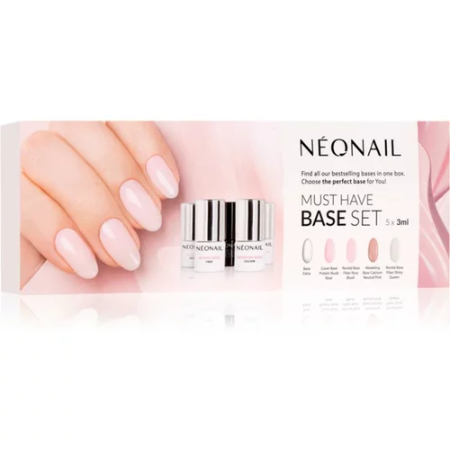 NeoNail Must Have Base Set set lakova za nokte (s upotrebom UV/LED lampe)