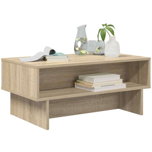  Stolić za kavu Sonoma hrast 80 x 46 x 35 cm Konstruirano drvo Slike