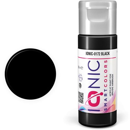 AMMO by MIG Jimenez AMMO Ionic Smart Colors Black 20ml | Akrilna Boja za Minijature IONIC-0172 Cene