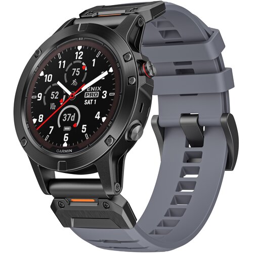 INF 22 mm pa&scaron;ček za uro za Garmin Fenix 3/5/5X/6X/7X Grey, (21644467) Cene