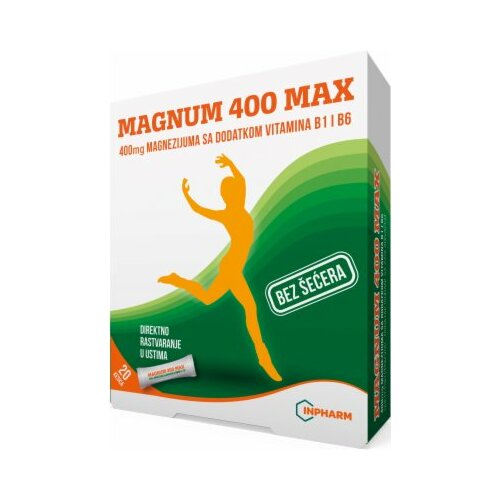 Inpharm magnum 400 max 20 kesica Slike